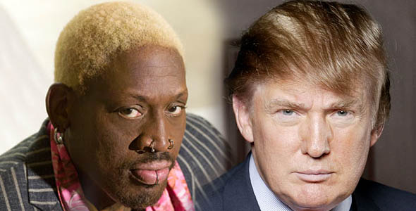 Dennis Rodman Donald Trump