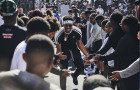 Dennis Smith Jr and Under Armour Wrap ASW in Fayetteville With Homecourt Refurb