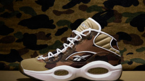 BAPE x mita sneakers x Reebok Question Mid 1st Camo
